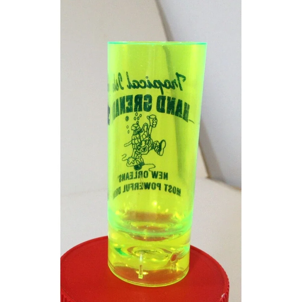New Orleans Tropical Isle Hand Grenade Souvenir Shooter Shot Glass Most Powerful